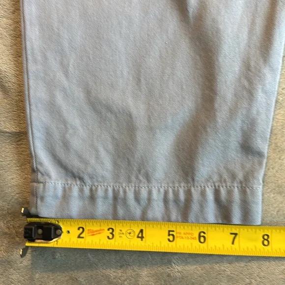 NWOT Big Bud Press Organic Cotton Twill Trousers Blue Size XS